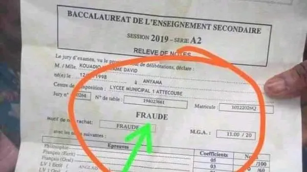 Côte d’Ivoire: 6250 cas de fraude enregistrés en 2019 contre 1516 en 2018