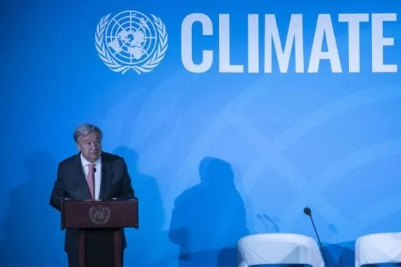 Antonio Guterres 23 septembre 2019 New York Sommet Climat