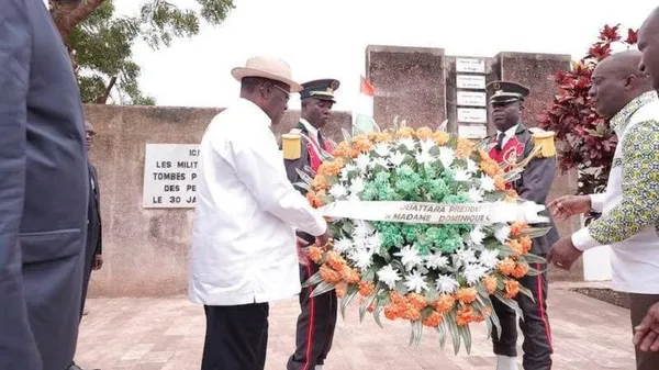 Alassane Ouattara se souvient des martyrs de Dimbokro