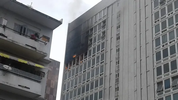 Côte d’Ivoire: incendie au 11ème étage de l’immeuble SMGM au Plateau