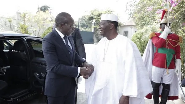 Que vient faire Patrice Talon chez Alassane Ouattara ?