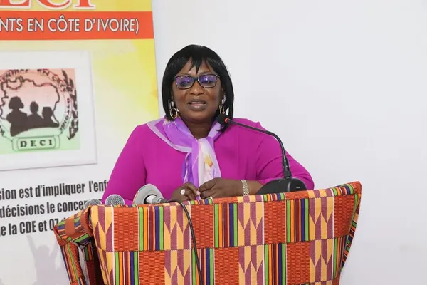 Namizata Sangaré, la présidente du CNDH-CI aux assises de la 12eme conférence biennale au Caire