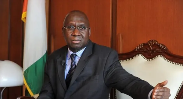 Alcide Djédjé pour le rassemblement des cadres du RHDP de Gagnoa