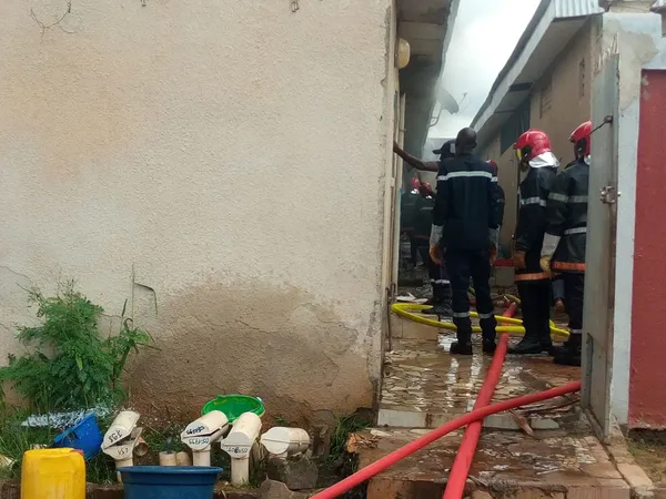 Daloa: incendie dans un bâtiment au quartier millionnaire