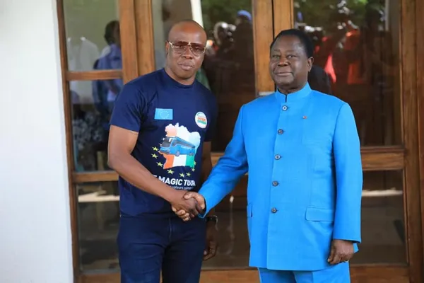 UE-Magic Tour: les images de A’Salfo chez Bédié