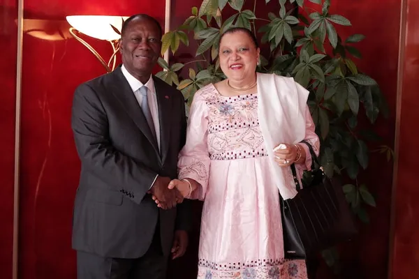 Olga Syradin, ambassadeur de la Guinée, quitte la Côte d’Ivoire