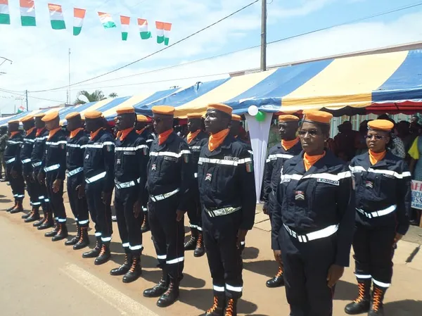 Le général Diomandé inaugure le centre de secours d’urgence de Toumodi