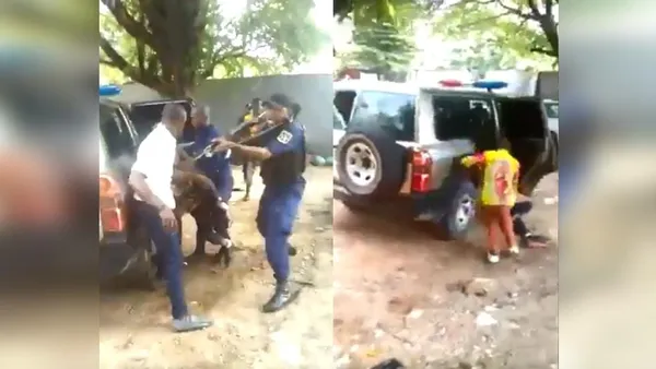 VIDÉO: RDC, un policier tue un homme dans un hôpital avec une kalachnikov