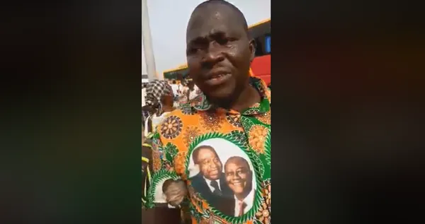 VIDÉO : Meeting RHDP à Yamoussoukro, des militants en colère « on veut nos 1 000 francs, on va pas voter »