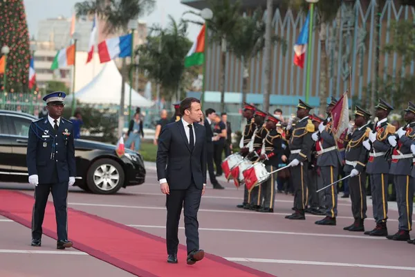 Macron à Abidjan le 21 décembre 2019