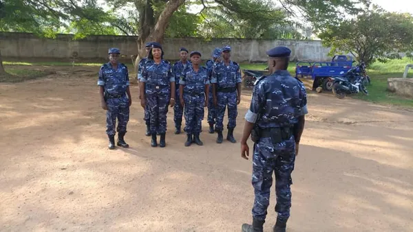 La police ivoirienne dans son nouveau treillis