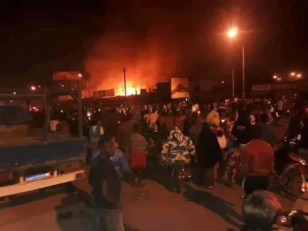 Côte d’Ivoire: le marché de Lakota part en fumé, le faits