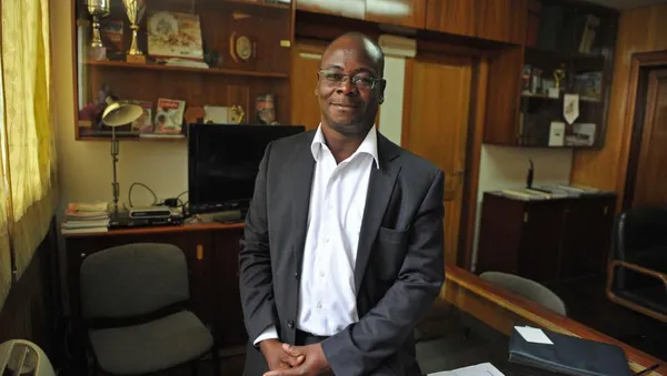 Venance Konan, journaliste ivoirien et ancien DG de Fraternité Matin