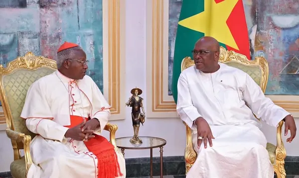 Les évêques chez Roch Kaboré avant la présidentielle de 2020 au Burkina
