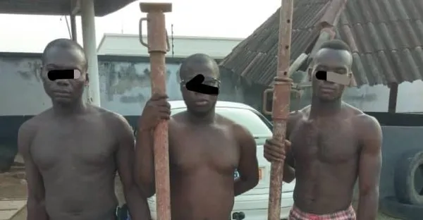 Yamoussoukro : 3 voleurs de barres de fer arrêtés