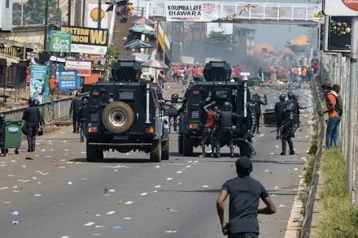 Manifestation de l’opposition en Guinée : plusieurs blessés ce 25 novembre 2020