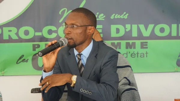 Fiéni Koffi Kevin, candidat à la présidentielle ivoirienne de 2020