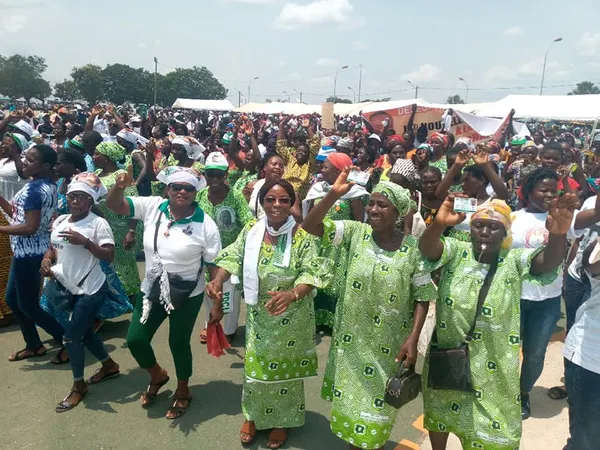 Meeting du PDCI au stade FHB contre Ouattara le 10 octobre 2020