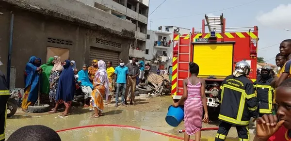 Incendie à Koumassi : un mort dans un magasin en feu à Ahoussabougou