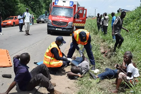 Abidjan : un grave accident fait des victimes sur la route N’dotré
