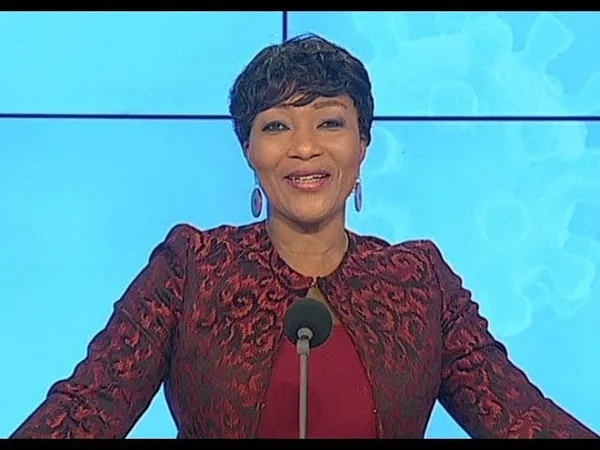 RTI 1 journal 20h du 17 avril 2020 avec la guérison de Mme Claude Djéhiri du Covid-19
