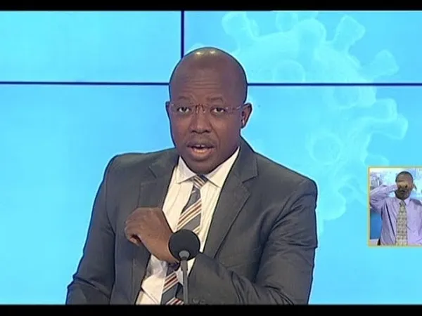 RTI 1 journal 13h du 18 avril 2020 qui fait escale au marché de gros de Bouaké