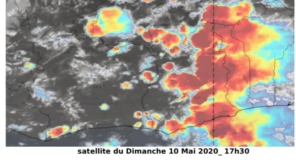 Alerte météorologique : la Côte d’Ivoire sera touché par des fortes pluies ce 10 mai 2020