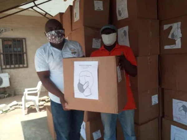 Côte d’Ivoire : la DRENETFP d’Abidjan 3 dotés de cache-nez