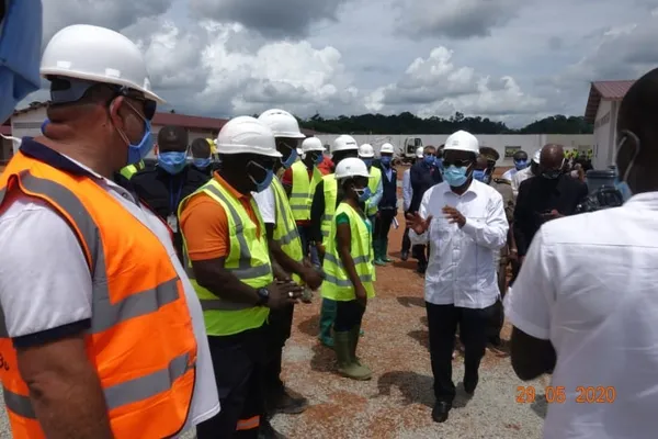 Aka Aouélé satisfait de l’avancement des travaux de construction du CHR d’Aboisso – Actualité ivoirienne 30/05/2020