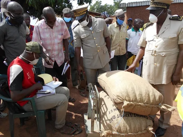 GIE-GEPA : déroulement d’une vente groupée d’anacarde à Korhogo