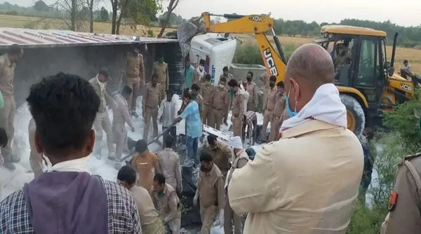 Inde : 24 morts dans un accident de la route à Auraiya