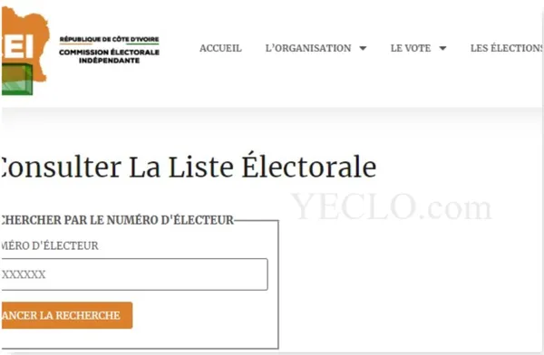 CEI : voici comment vérifier son inscription ou voir si vous êtes toujours sur la liste électorale