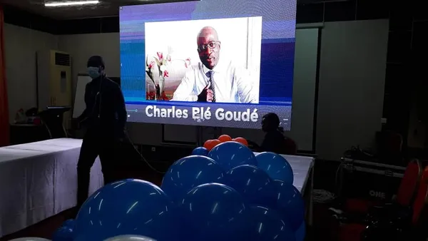 Coalition La voix du peuple : discours de son président Blé Goudé