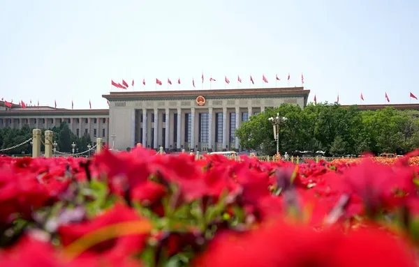 Le Grand Palais du Peuple, à Beijing, capitale chinoise, le 28 mai 2020. (Photo : Xing Guangli)