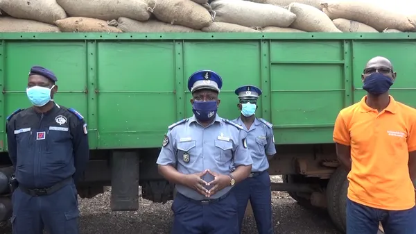 Bondoukou : Plus de 15 T de noix de cajou saisies par la Gendarmerie