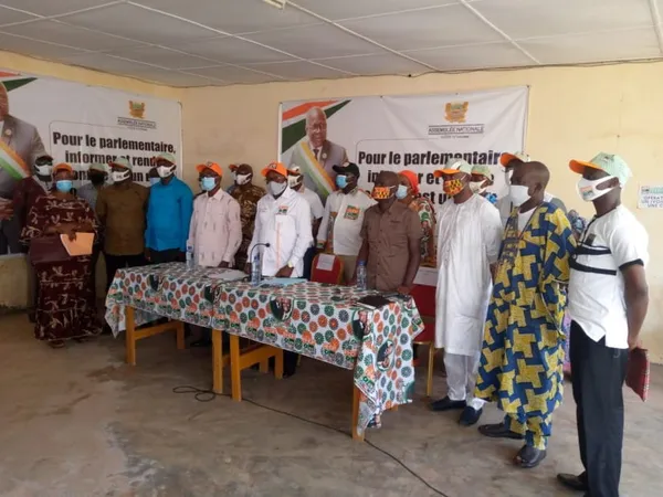 Le bureau de la délégation départementale du RHDP de Ouangolodougou 1 en mission préélectorale – Actualité ivoirienne 15/06/2020