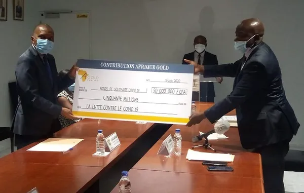 COVID-19 : Afrique Gold fait un autre don de 50 millions de FCFA au gouvernement – Actualité ivoirienne 17/06/2020