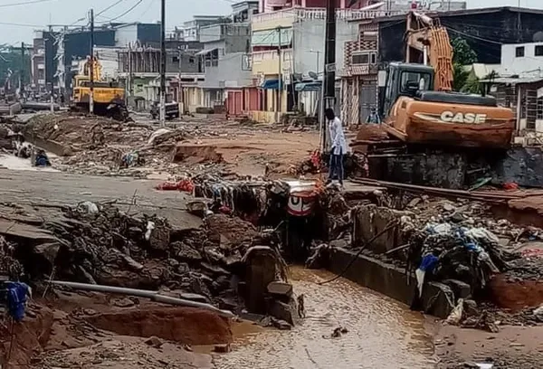 Inondations à Abidjan - Côte d'Ivoire : le 25 juin 2020