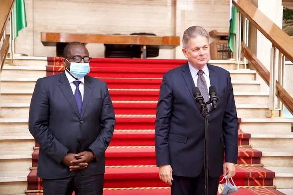 Le diplomate allemand Michael Grau fait ses adieux à Ouattara