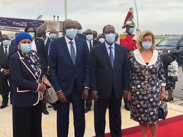 Amadou Gon est arrivé à Abidjan ce 2 juillet 2020
