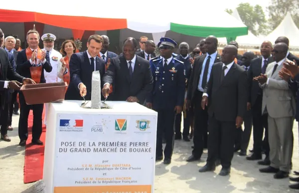 Début des travaux de reconstruction du grand marché de Bouaké