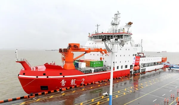 Départ du brise-glace chinois Xuelong 2 pour une expédition en Arctique – Actualités 16/07/2020