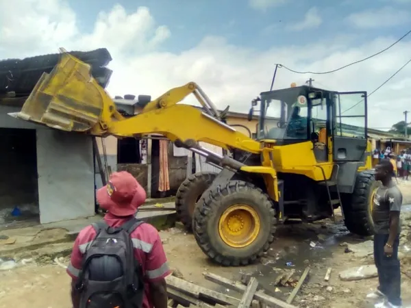 Les façades des installations anarchiques déblayées à Abobo – Actualité ivoirienne 04/07/2020