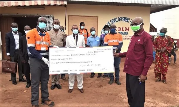 Une société minière soutient des opérateurs économiques et populations de Divo impactés par la COVID-19 – Actualité ivoirienne 17/07/2020