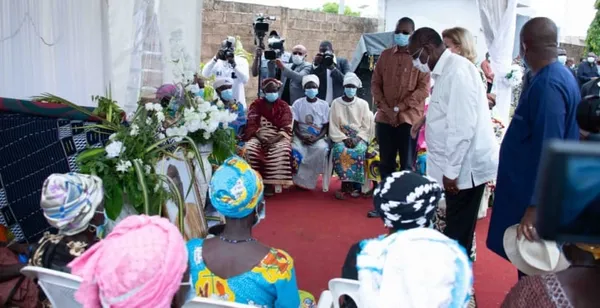 L e Président Ouattara aux obsèques du père de Bruno Koné à Kouto – Actualité ivoirienne 20/07/2020