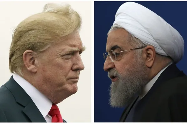 Hassan Rohani, Président d'Iran et Donald Trump, Président Américain