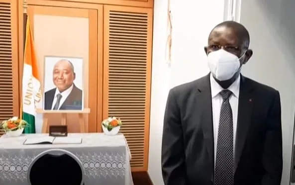 Philippe Mangou pleure Amadou Gon