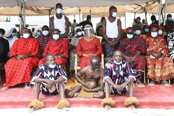 Hommage à Gon : la reine Akoua Boni II à Korhogo