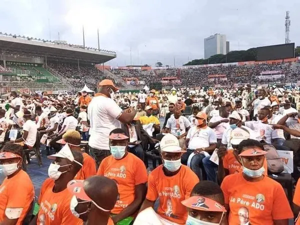 Investiture d’Alassane Ouattara, candidat du RHDP: des images du stade Houphouët-Boigny