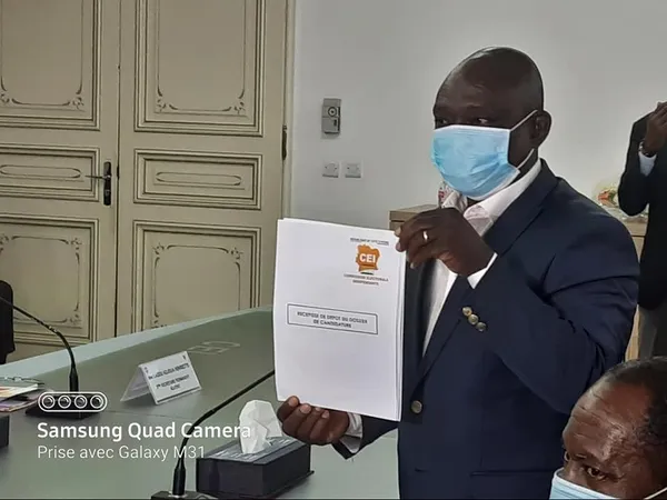 Présidentielle 2020 : KKB a déposé sa candidature (les images)